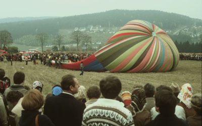 Fluchtballon Startversuch zur Wiedervereinigung am 3. Oktober 1990