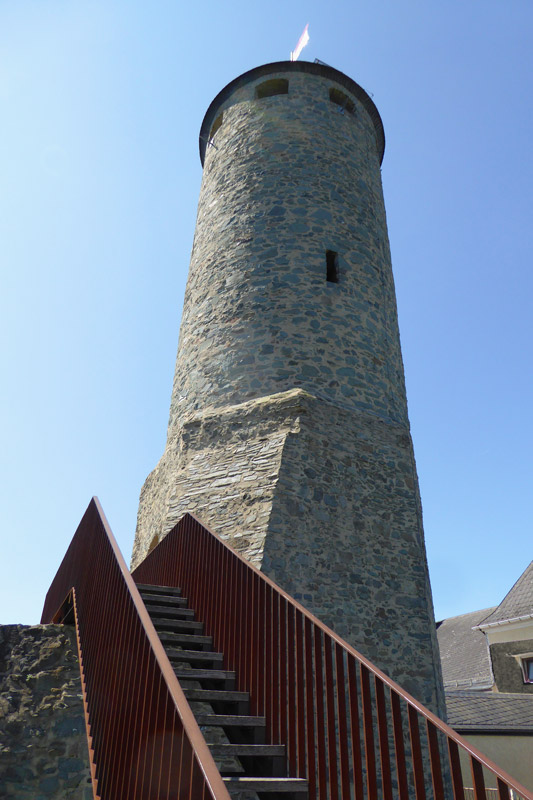 Aussichtsturm der Burgruine Lichtenberg - 2021